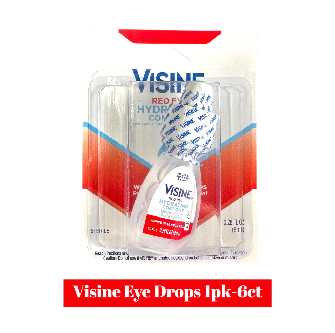 Visine Eye Drops 1pk- 6ct - A1 WHOLESALE LLC