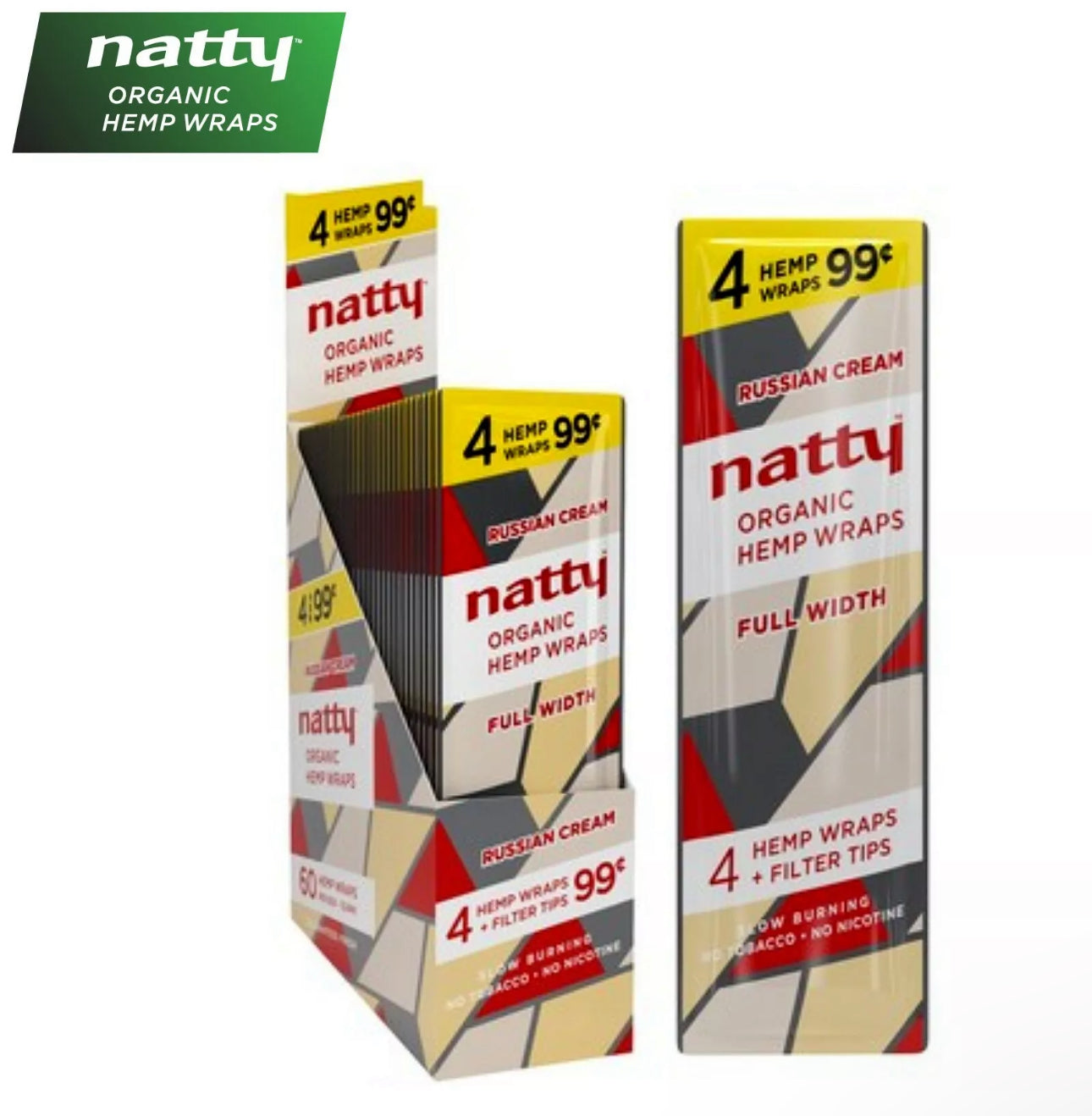 Natty Hemp Wraps 15ct - A1 WHOLESALE LLC