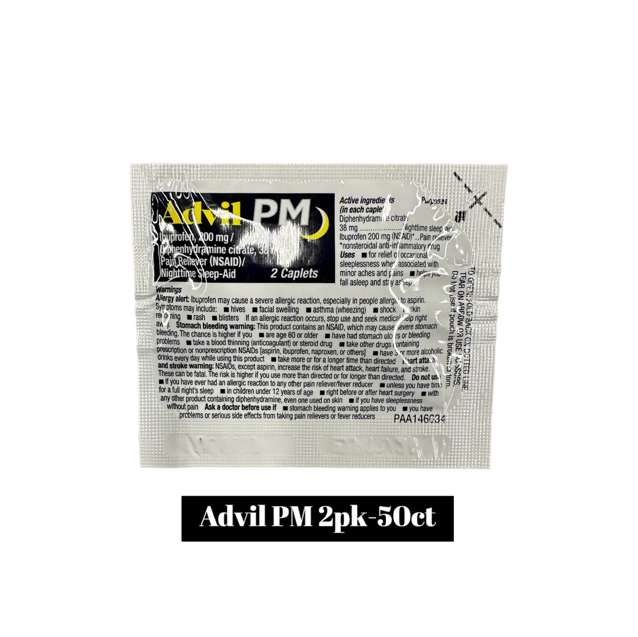 Advil PM Caps 2pk- 50ct - A1 WHOLESALE LLC