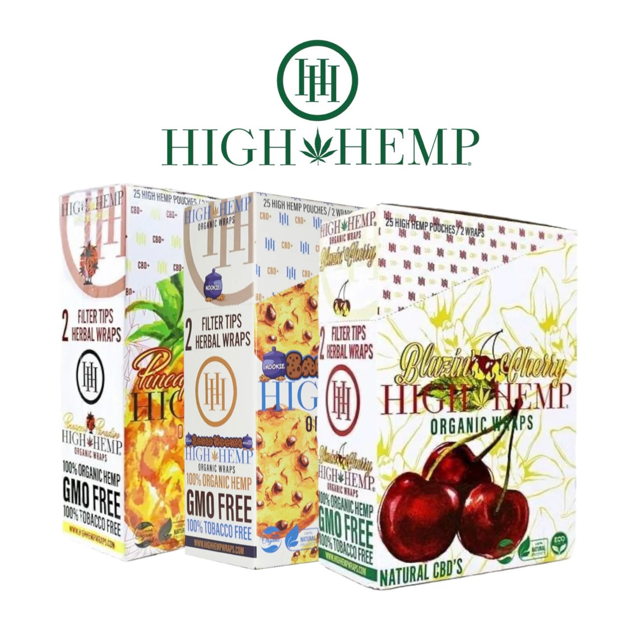 High Hemp Wraps 25ct - A1 WHOLESALE LLC