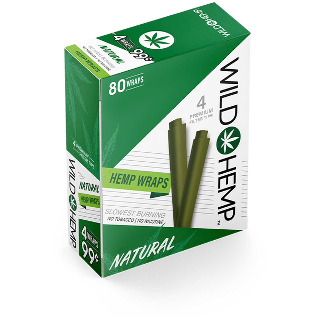 Wild Hemp Wraps 20ct 4 / $.99 - A1 WHOLESALE LLC