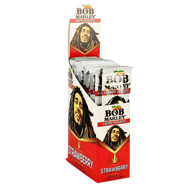 BOB MARLEY HEMP WRAPS 25CT| DISPLAY - A1 WHOLESALE LLC