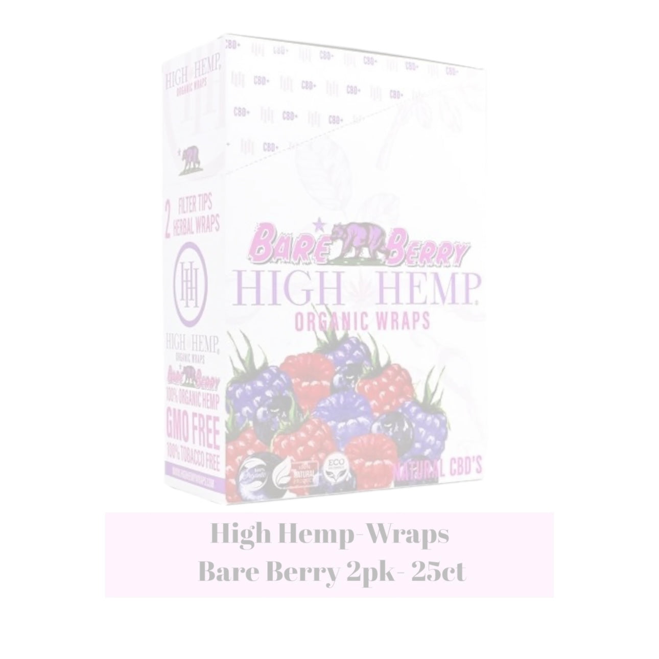 High Hemp Wraps 25ct - A1 WHOLESALE LLC
