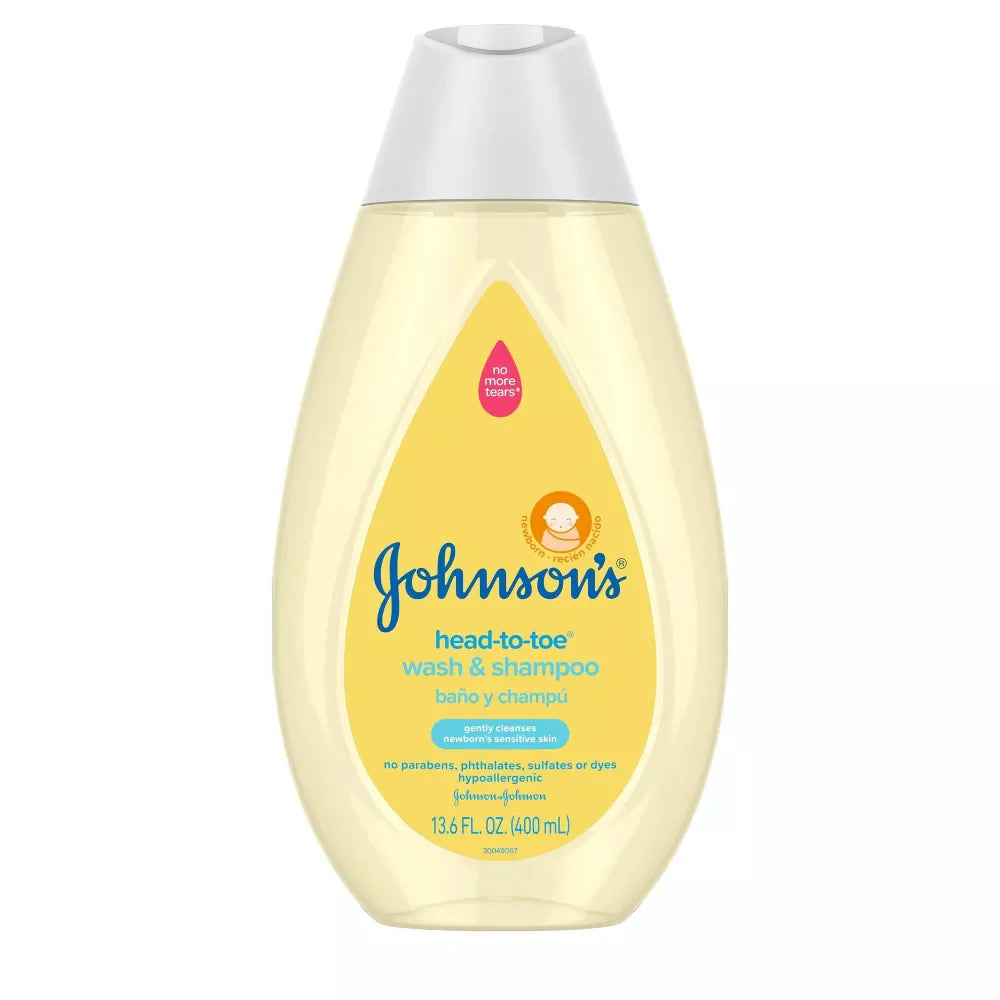 Johnson's Head-To-Toe Baby Wash and Shampoo - 8oz/6pk - A1 WHOLESALE LLC