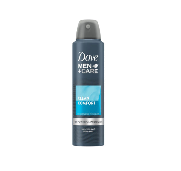 Dove DEO Body Spray Clean Comfort for Men - 150ml/6pk - A1 WHOLESALE LLC