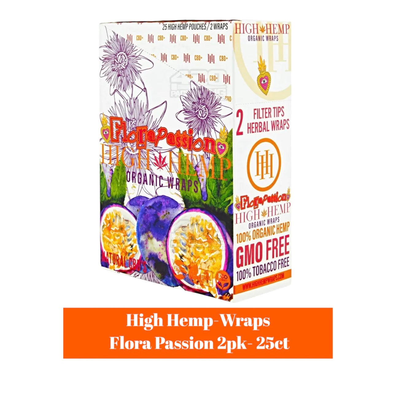 High Hemp Wraps 25ct - A1 WHOLESALE LLC