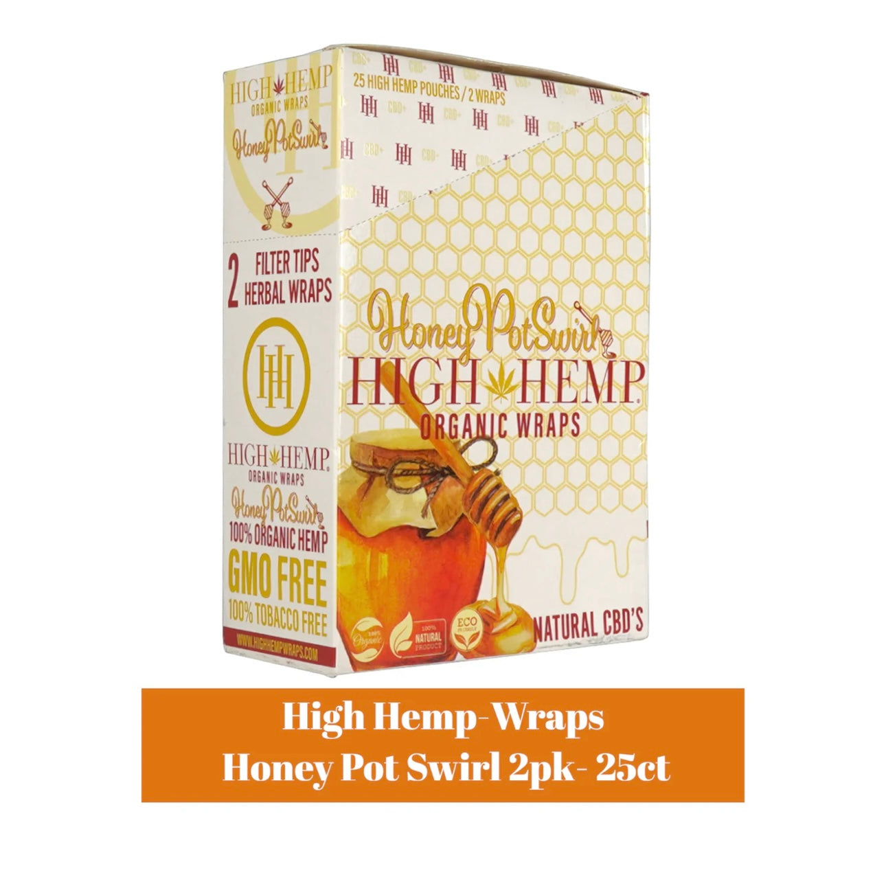 High Hemp Wraps 25ct - A1 WHOLESALE LLC