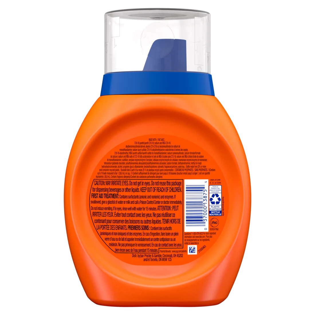 Tide Liq. 2X Original (16 loads) - 25oz/6pk - A1 WHOLESALE LLC