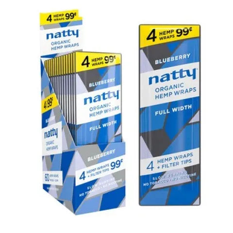 Natty Hemp Wraps 15ct - A1 WHOLESALE LLC