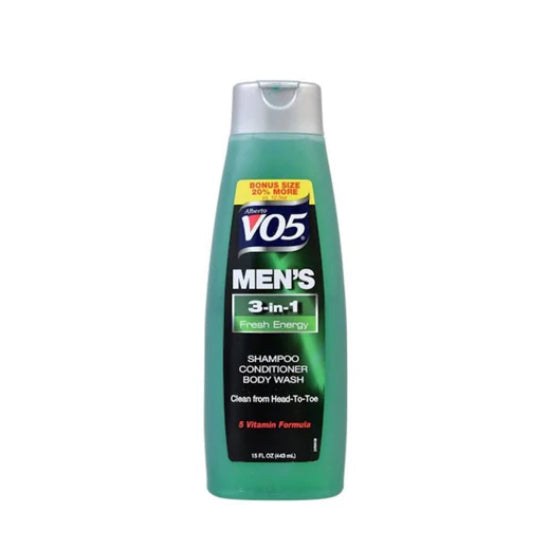 VO5 MEN 3-IN-1 FRESH ENERGY SH/CD/BW -15oz/6pk - A1 WHOLESALE LLC