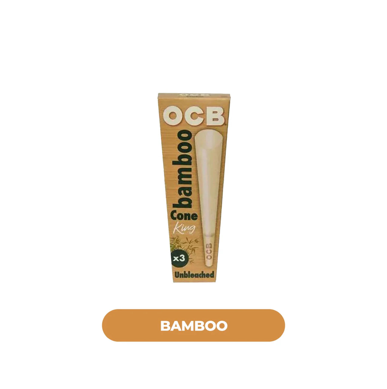 OCB Cones Bamboo King 3pk- 32ct - A1 WHOLESALE LLC