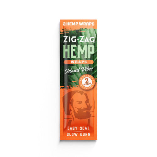 Zig Zag Hemp Wraps Island Vibes 25ct 2pk - A1 WHOLESALE LLC