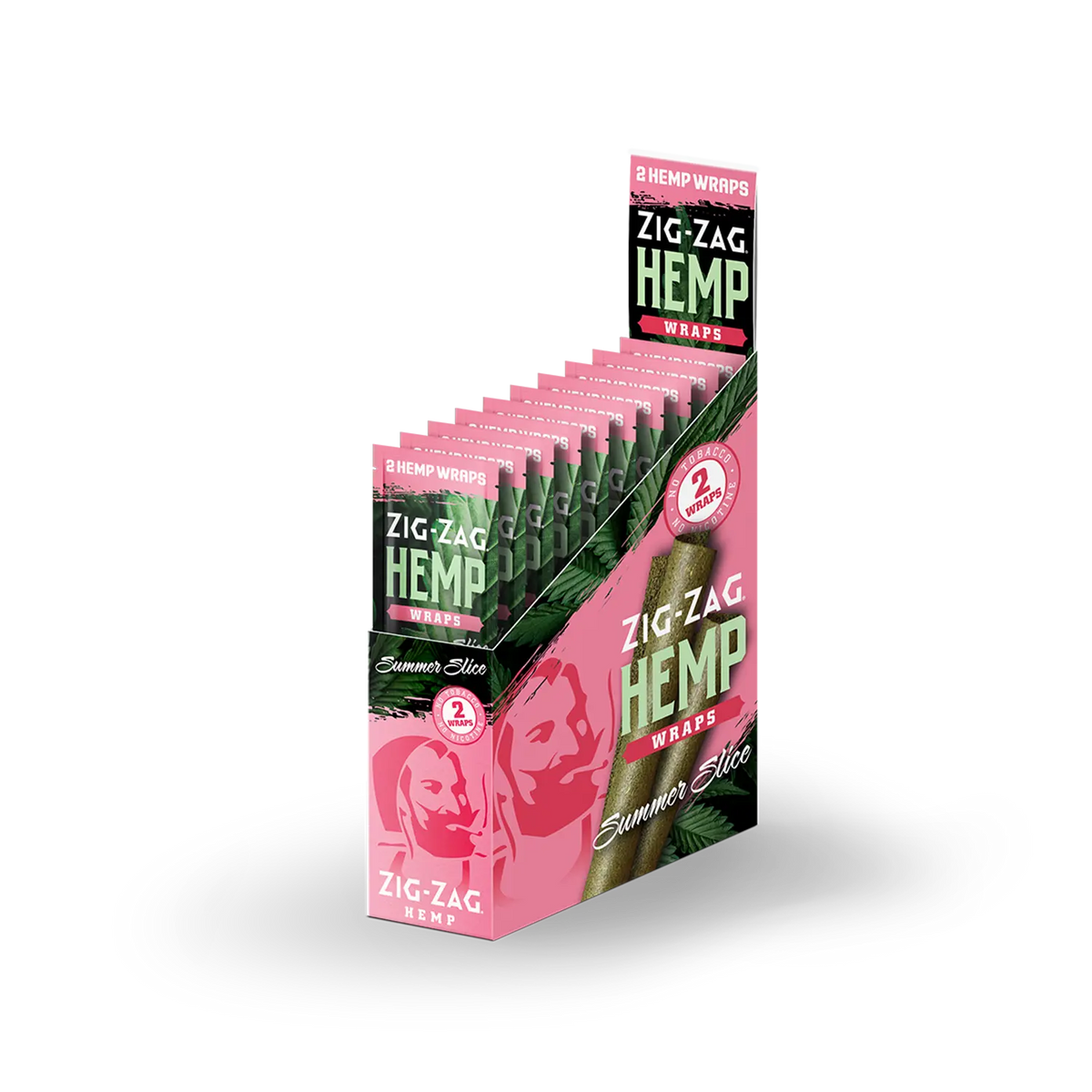 Zig-Zag Hemp wraps Summer Slice 25ct / 2pk - A1 WHOLESALE LLC