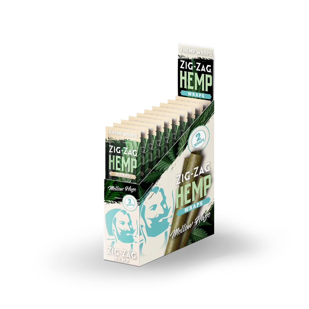 Zig Zag Hemp Wraps Mello Haze 25ct / 2pk - A1 WHOLESALE LLC