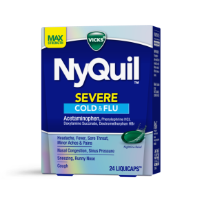 NyQuil SEVERE 2 pack of 24ct - A1 WHOLESALE LLC