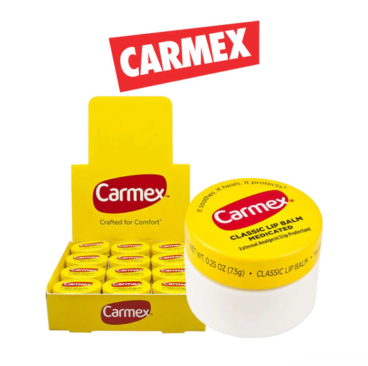 Carmex Lip Balm Jar 1pk Original-12ct - A1 WHOLESALE LLC