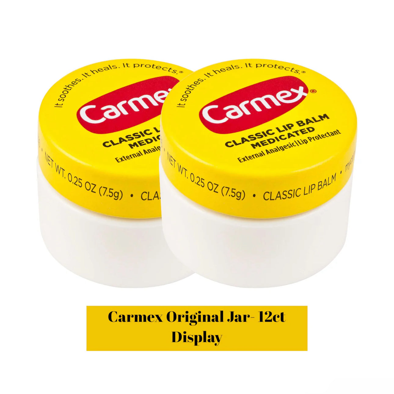 Carmex Lip Balm Jar 1pk Original-12ct - A1 WHOLESALE LLC