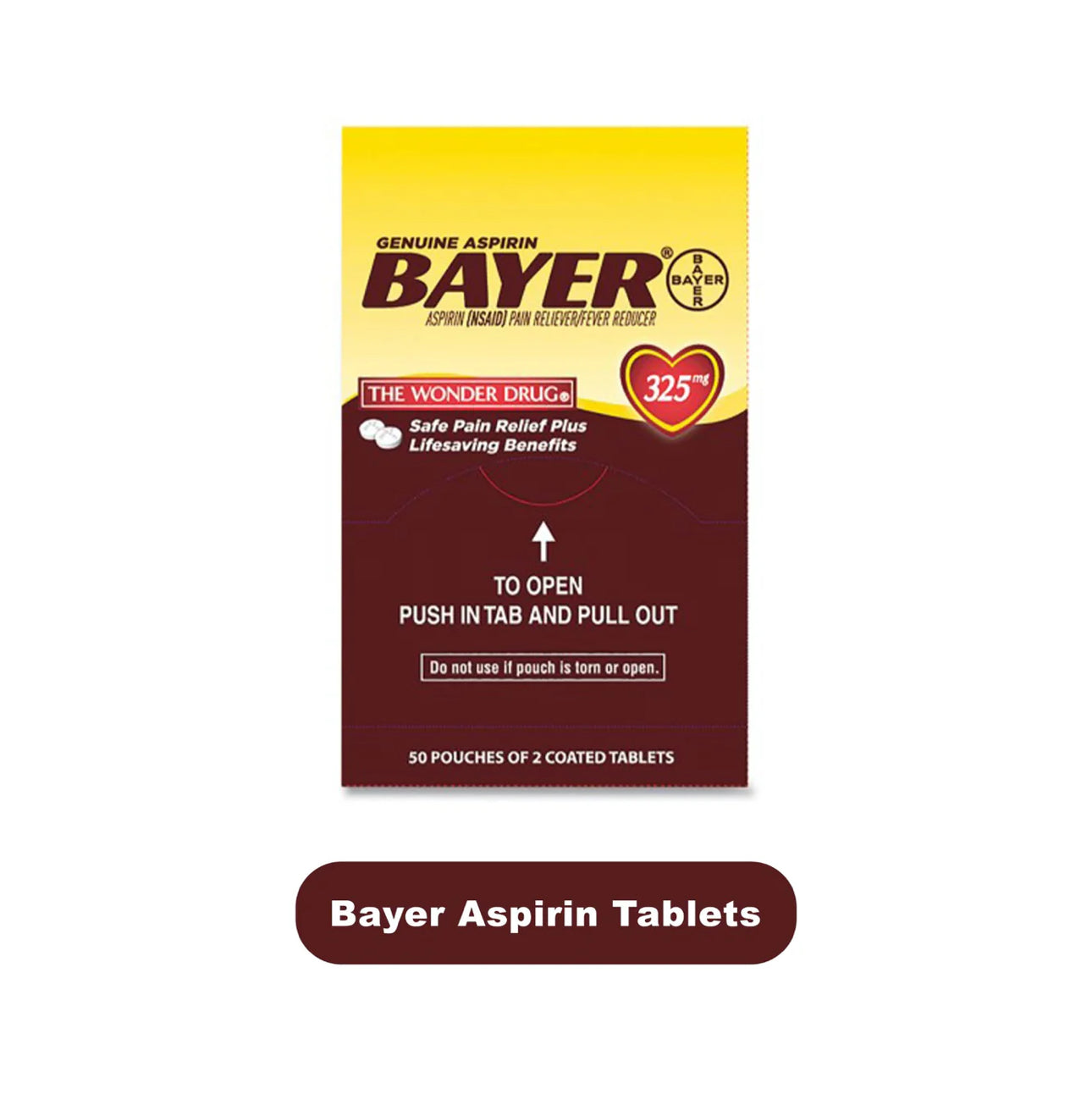 Bayer Tablet 2pk- 50ct - A1 WHOLESALE LLC