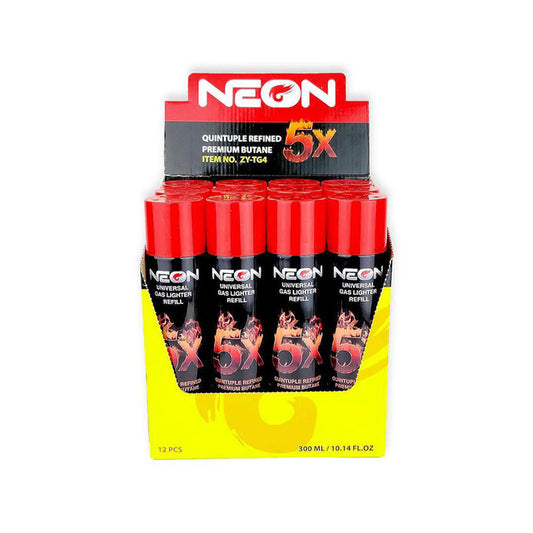 NEON BUTANE 5x 300ml-12ct - A1 WHOLESALE LLC