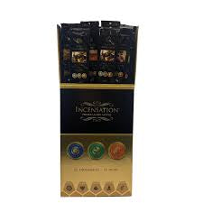 INCENSATION INCENSE Jumbo 75pack Asst 3ct - A1 WHOLESALE LLC