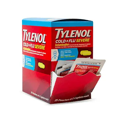 TYLENOL Cold + Flu Severe Medicine 24ct - A1 WHOLESALE LLC