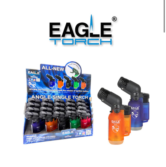 Eagle Torch PT116B Angle Lighter Display 20ct - A1 WHOLESALE LLC