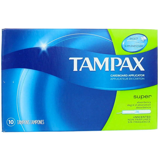 TAMPAX SUPER 12CT / 6CT - A1 WHOLESALE LLC