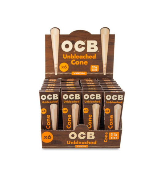 OCB Cones 1 1/4 6pk- 32ct - A1 WHOLESALE LLC