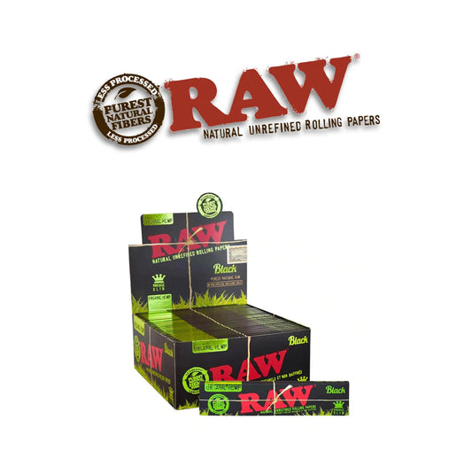 Raw Black Organic Papers King size slim -50ct - A1 WHOLESALE LLC