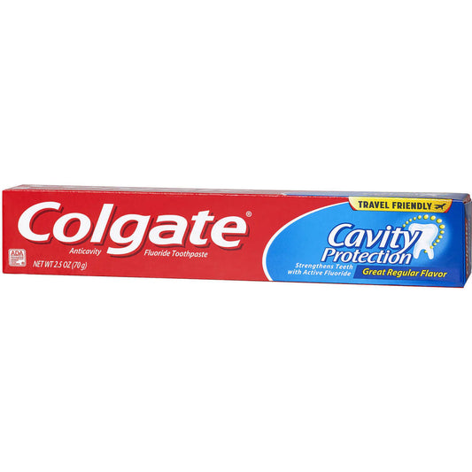 Colgate T-paste Regular AntiCavity Protection - 2.5oz/12pk - A1 WHOLESALE LLC