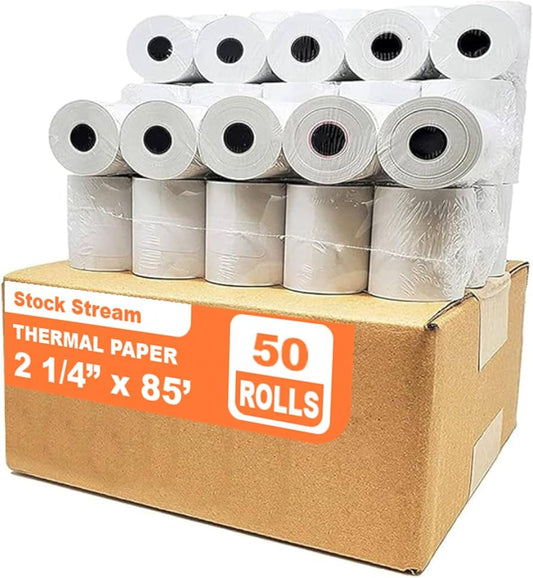 THERMAL RECIEPT ROLLS 50’-50ct - A1 WHOLESALE LLC