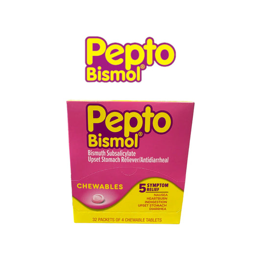 Pepto Bismol Diarrhea 4pk Original-32ct - A1 WHOLESALE LLC