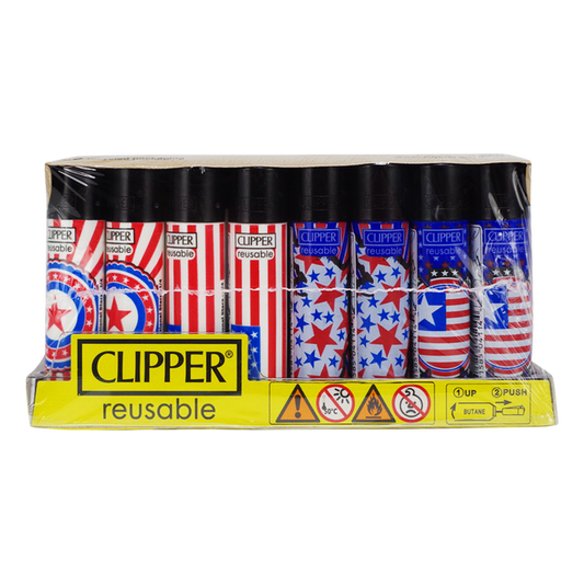 Clipper Classic Large National Stars 48ct Display - A1 WHOLESALE LLC