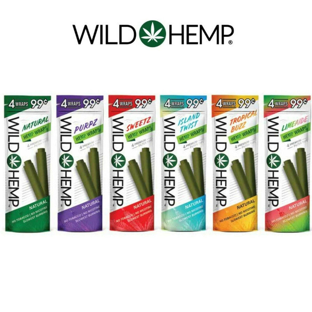 Wild Hemp Wraps 20ct 4 / $.99 - A1 WHOLESALE LLC