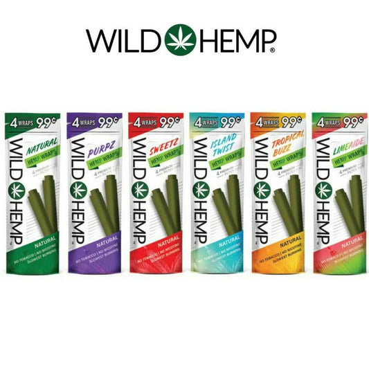 Wild Hemp Wraps 20ct 4 / $.99 - A1 WHOLESALE LLC