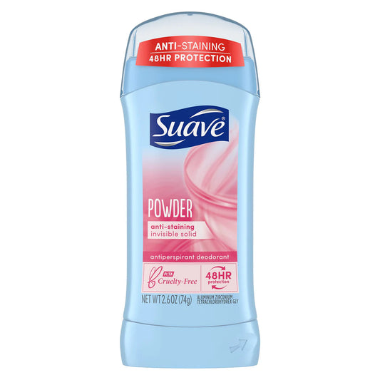 Suave Antiperspirant Deodorant in Powder 2.6oz/6pk - A1 WHOLESALE LLC