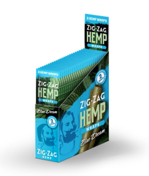 Zig Zag Hemp Wraps Blue Dream 25ct / 2pk - A1 WHOLESALE LLC