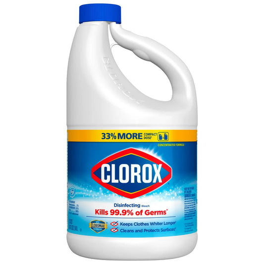 Clorox Bleach Liquid Disinfecting Concentrated - 81oz/6pk - A1 WHOLESALE LLC