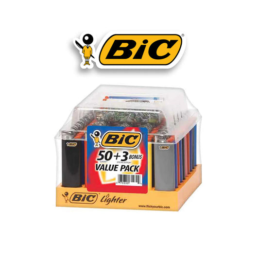 Bic Lighter Classic 50ct +3 free - A1 WHOLESALE LLC