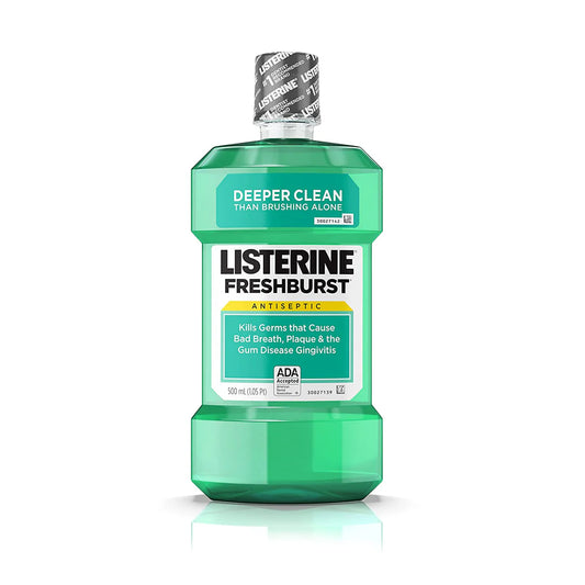Listerine Mouth Wash Fresh Burst - 500ML/6pk - A1 WHOLESALE LLC