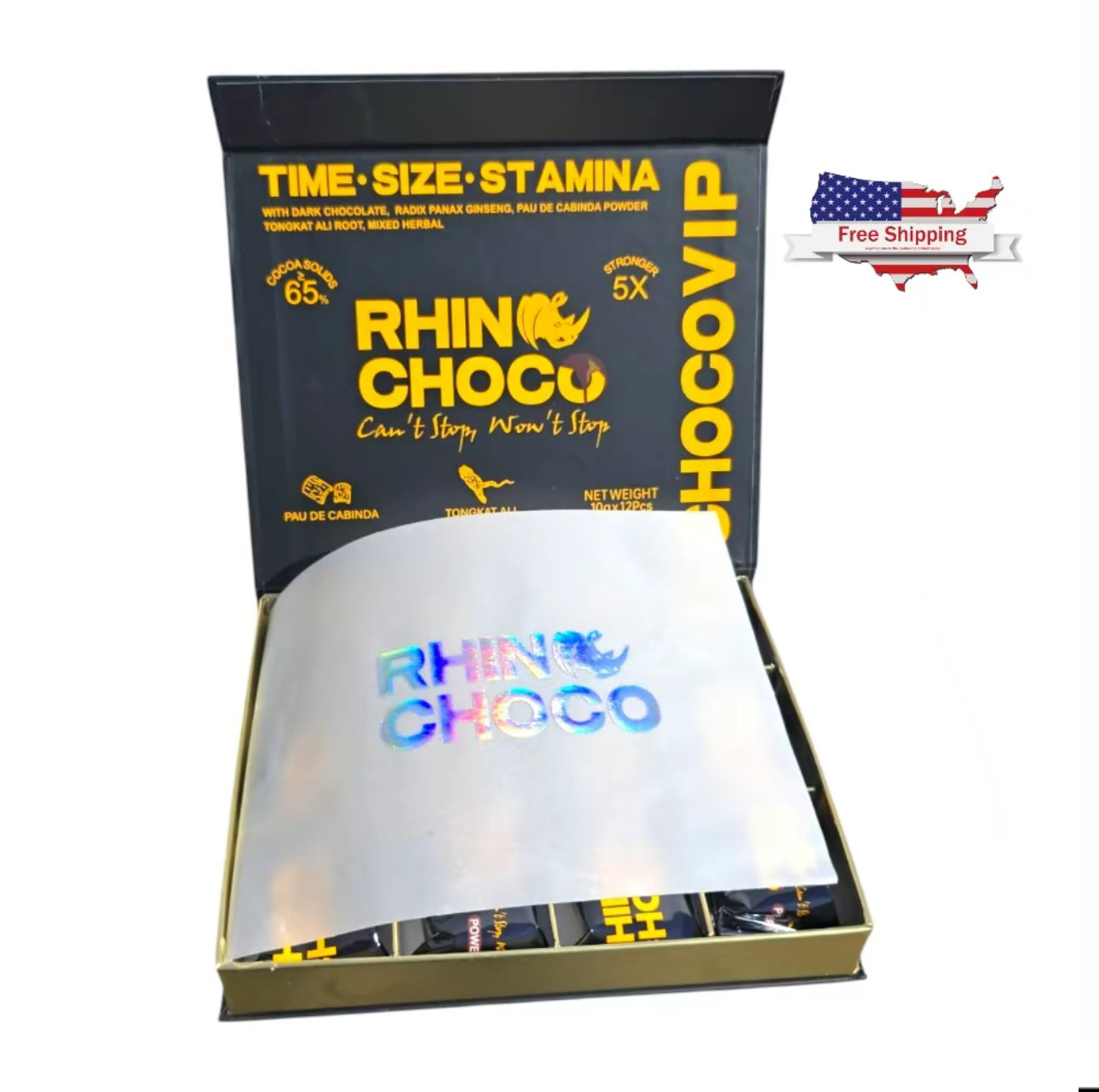 Rhino Choco 12ct - A1 WHOLESALE LLC