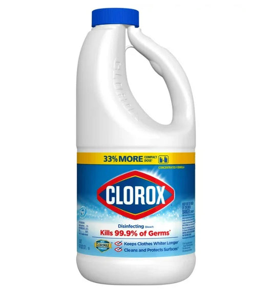 Clorox Original Concentrated Bleach 1.27L - 43oz/6pk - A1 WHOLESALE LLC