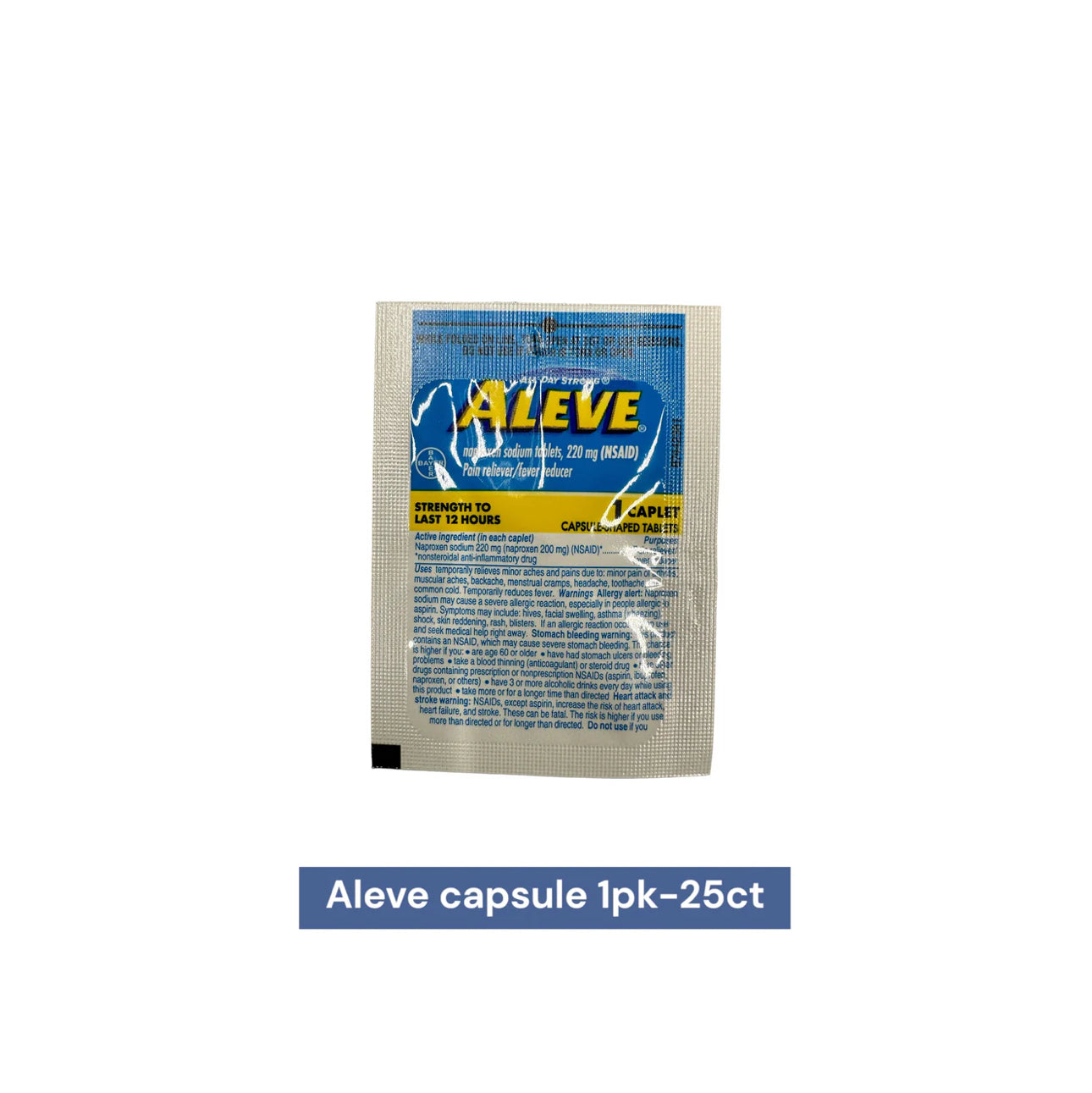 Aleve Tablet 1 pk Dispenser- 25ct - A1 WHOLESALE LLC
