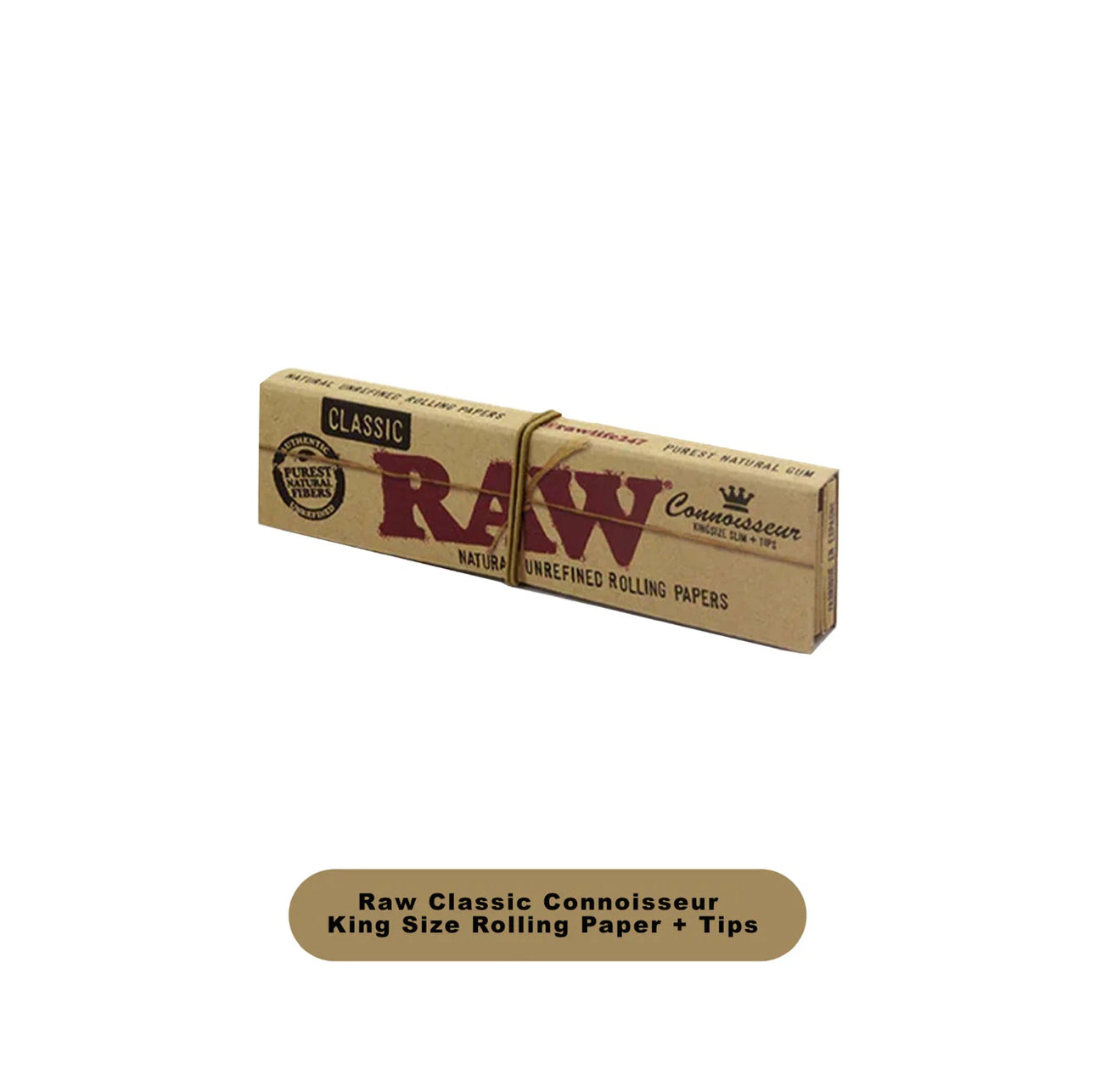 Raw Classic Connoisseur King Size Papers+Tips-24ct - A1 WHOLESALE LLC