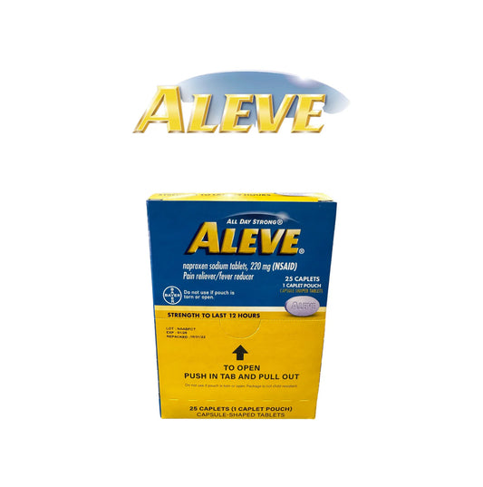 Aleve Tablet 1 pk Dispenser- 25ct - A1 WHOLESALE LLC