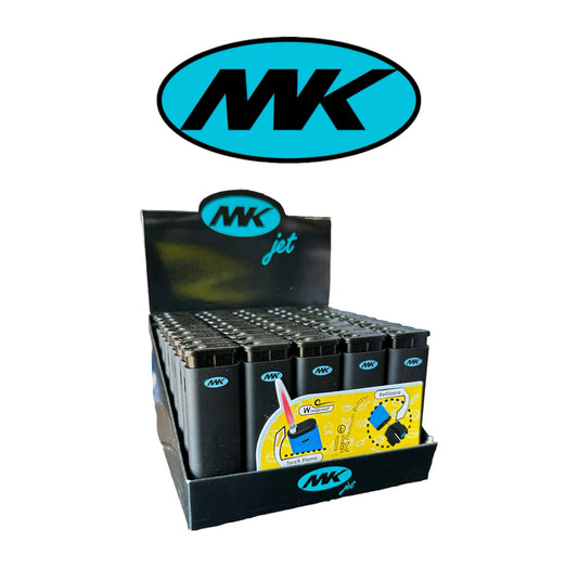 The MK Jet Lighter Windproof Black edition 50ct - A1 WHOLESALE LLC