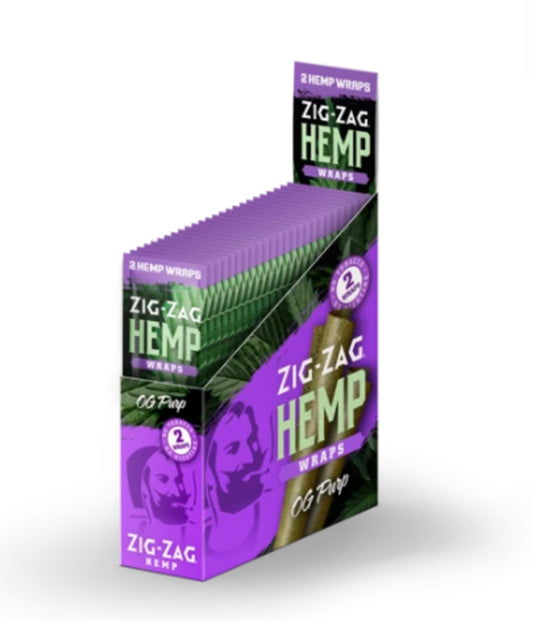 Zig Zag Hemp Og Purp 25ct / 2pk - A1 WHOLESALE LLC