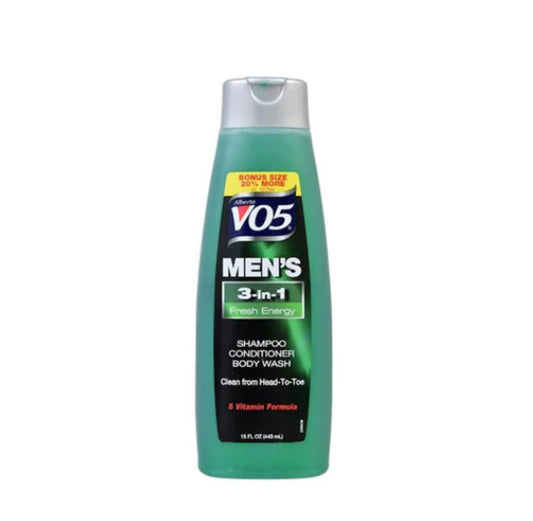 VO5 MEN 3-IN-1 FRESH ENERGY SH/CD/BW -15oz/6pk - A1 WHOLESALE LLC