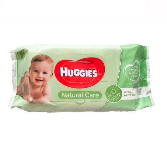 HUGGIES Baby Wipes SOFT Pack Natural Care Original - 56ct/10pk - A1 WHOLESALE LLC