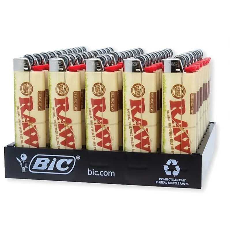 Raw Bic Lighter 50ct Display - A1 WHOLESALE LLC